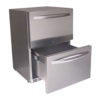 Stainless Two Drawer Refrigerator-UL Rated - Image 2