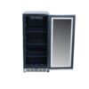 15" Stainless Refrigerator with Glass Window - Image 2